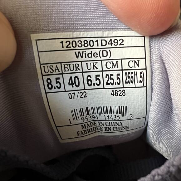 Brooks Ghost 15 Blue Pink Comfort Road Running Shoes Sneakers Women's 8.5 Wide - Picture 6 of 16